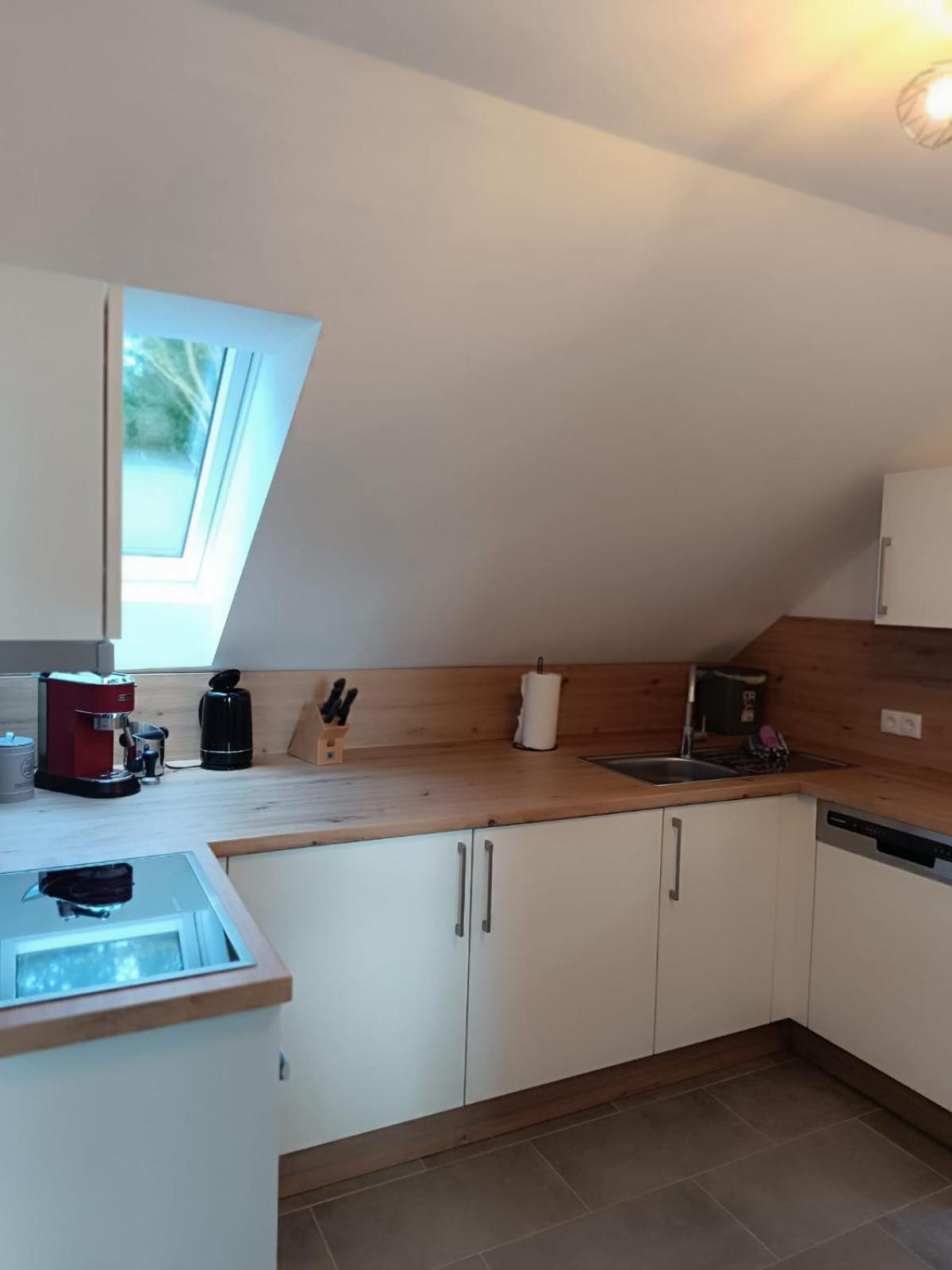 Moderne Ferienwohnung Fuer Familien Im Dachgeschoss Bosau Dış mekan fotoğraf