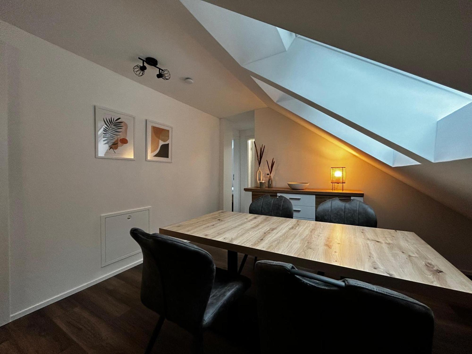Moderne Ferienwohnung Fuer Familien Im Dachgeschoss Bosau Dış mekan fotoğraf